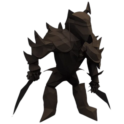 creature, dragon, mask, weapon transparent PNG cut-out