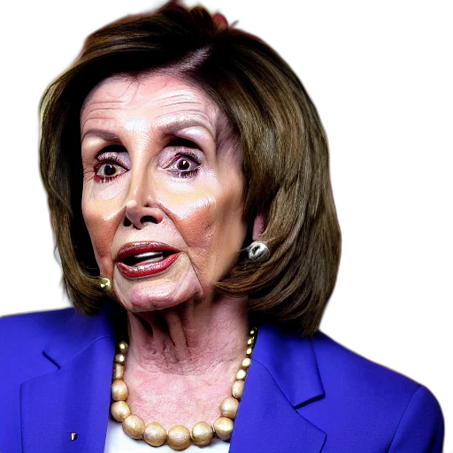 mask, face, nancy, pelosi, full, beard, mustache transparent PNG cut-out