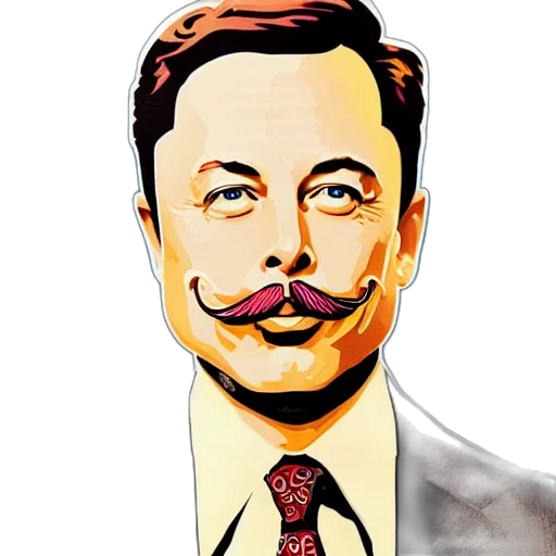 face, cartoon, comic book art, photorealistic transparent PNG cut-out