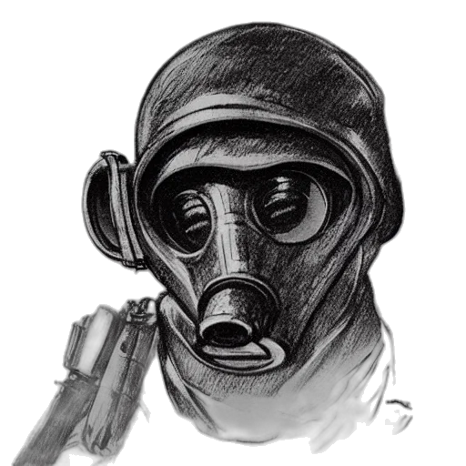 mask, face, jacket, staff transparent PNG cut-out