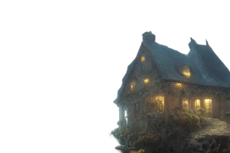 building, 3d render, concept art, photorealistic transparent PNG cut-out