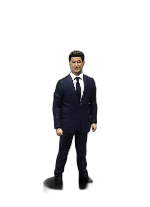 staff, jacket, robot, face transparent PNG cut-out