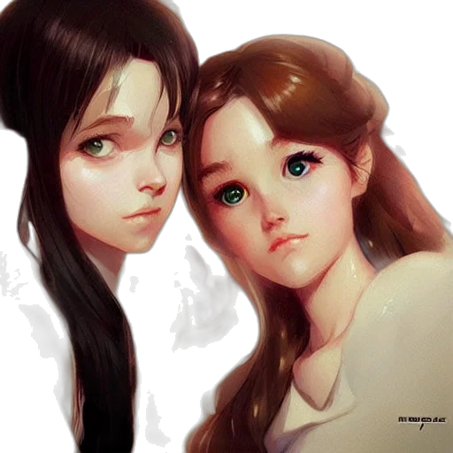 face, photorealistic, oil painting, fantasy art transparent PNG cut-out