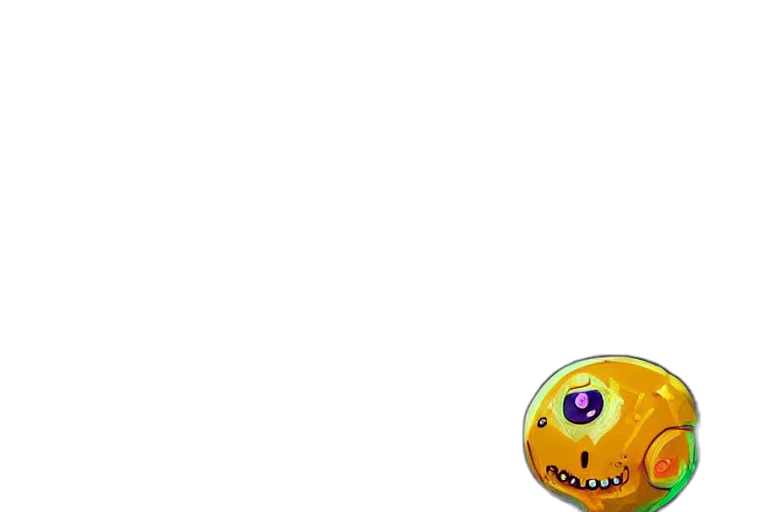 mask, robot, creature, staff transparent PNG cut-out