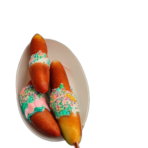 food, shoes, weapon, crown, 3d render, photorealistic, corn, dogs transparent PNG cut-out