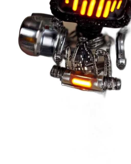 robot, weapon, staff, dragon, 3d render, concept art, photorealistic, cyberpunk transparent PNG cut-out