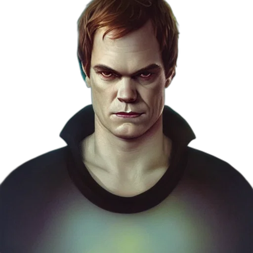 face, creature, jacket, concept art, photorealistic, comic book art, fantasy art, dexter transparent PNG cut-out