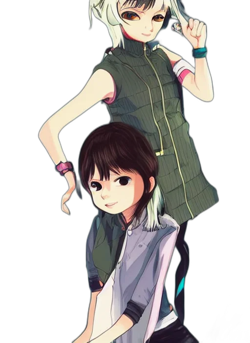staff, dress, jacket, weapon transparent PNG cut-out
