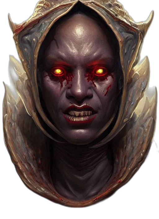 face, mask, creature, staff transparent PNG cut-out
