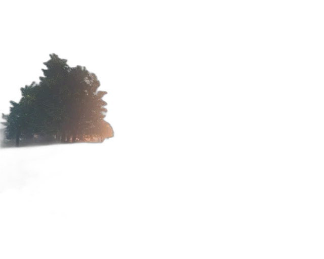 tree, car, crown, robot, 3d render, photorealistic, concept art, fog transparent PNG cut-out