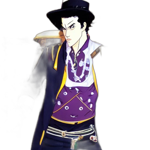 staff, jacket, sword, concept art, cartoon, anime, fantasy art, dark transparent PNG cut-out