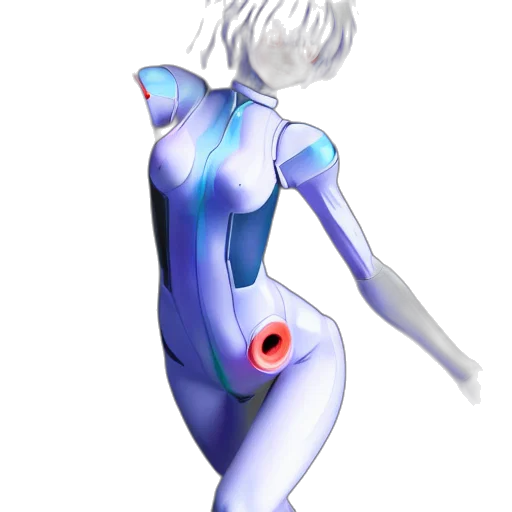 robot, dress, weapon, staff transparent PNG cut-out