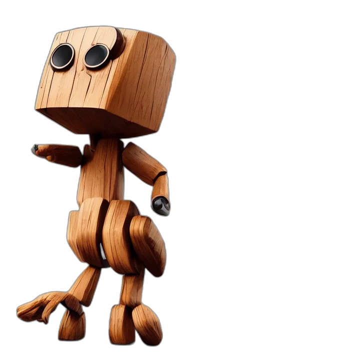 robot, 3d render, concept art, highly transparent PNG cut-out
