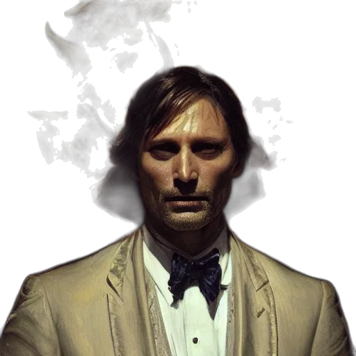 face, jacket, staff, mask transparent PNG cut-out