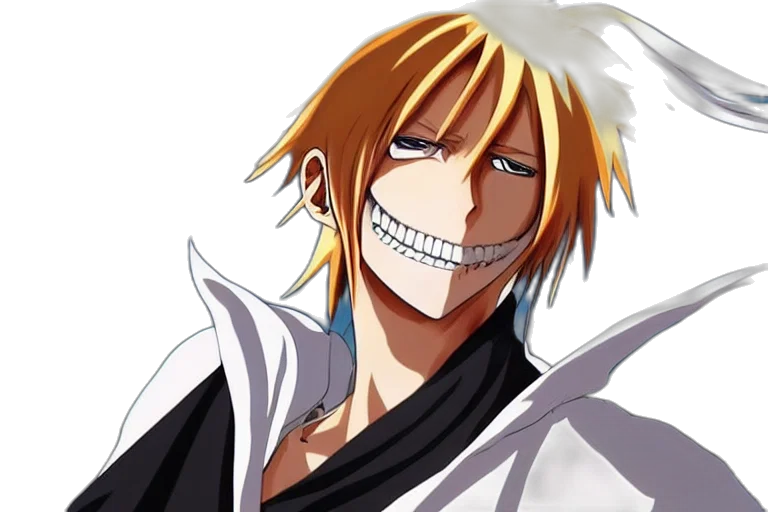 face, mask, anime, cartoon, concept art, photorealistic, bleach, zaraki transparent PNG cut-out