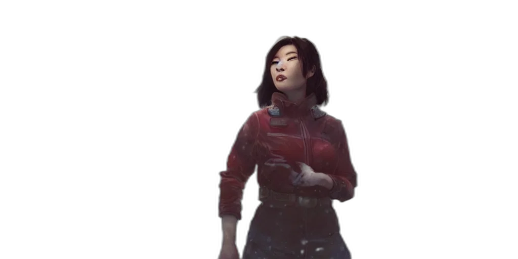 jacket, robot, dress, face transparent PNG cut-out