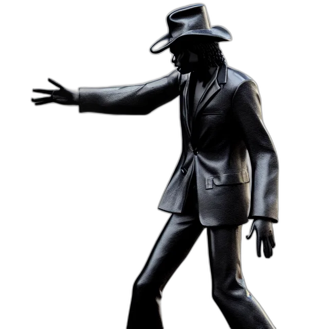 jacket, staff, hat, robot transparent PNG cut-out