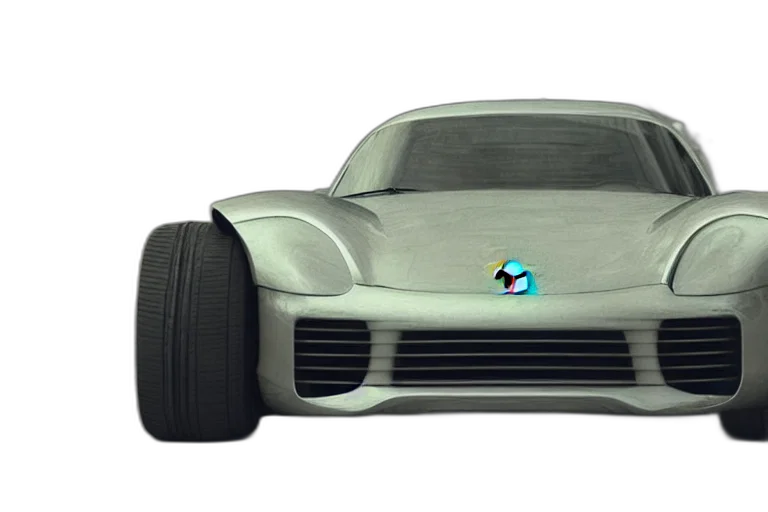 car, robot, 3d render, concept art, photorealistic, vaporwave, porsche, cyberpunk transparent PNG cut-out