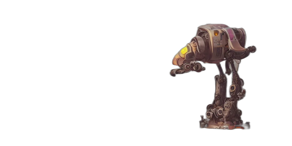 robot, weapon, staff, shoes transparent PNG cut-out