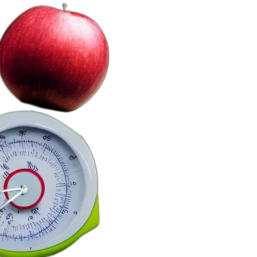 balance, scale, one, apple, side, onion, other transparent PNG cut-out