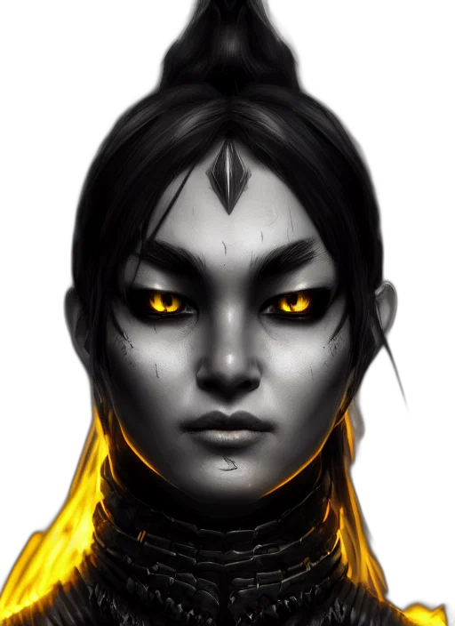 face, mask, fantasy art, concept art transparent PNG cut-out