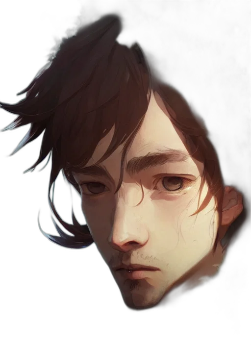 face, mask, robot, staff, photorealistic, concept art, fantasy art, pixel art transparent PNG cut-out