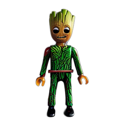 creature, 3d render, pixel art, concept art, comic book art, epic, professional, groot transparent PNG cut-out