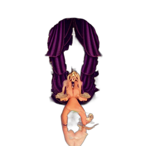jewelry, staff, crown, mask, 3d render, concept art, sexy, princess transparent PNG cut-out