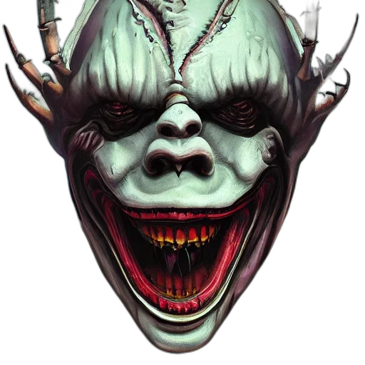 mask, face, creature, concept art transparent PNG cut-out
