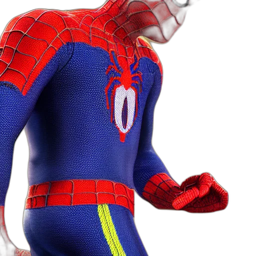 mask, creature, jacket, 3d render, concept art, comic book art, closeup, photorealistic transparent PNG cut-out