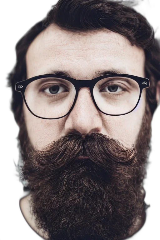 face, hair, mask, staff, photorealistic, 3d render, cartoon, concept art transparent PNG cut-out