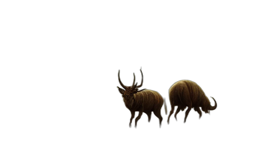animal, hair, creature, crown, concept art, 3d render, fantasy art, photorealistic transparent PNG cut-out