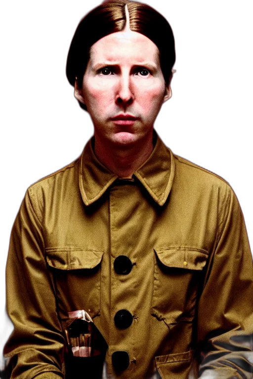 jacket, face, hat, staff transparent PNG cut-out