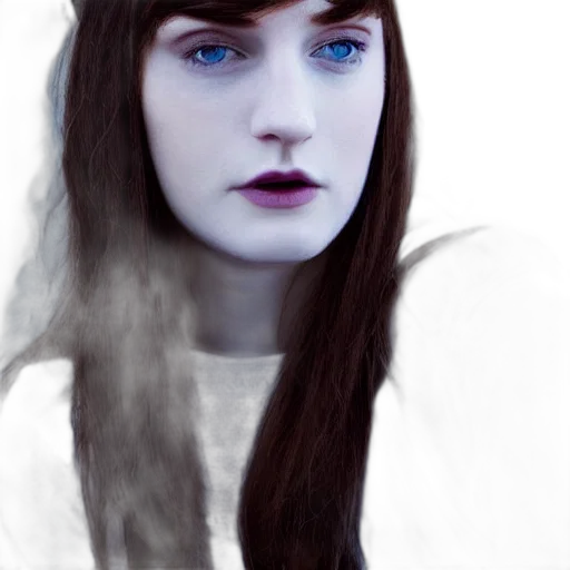 face, hair, creature, robot transparent PNG cut-out