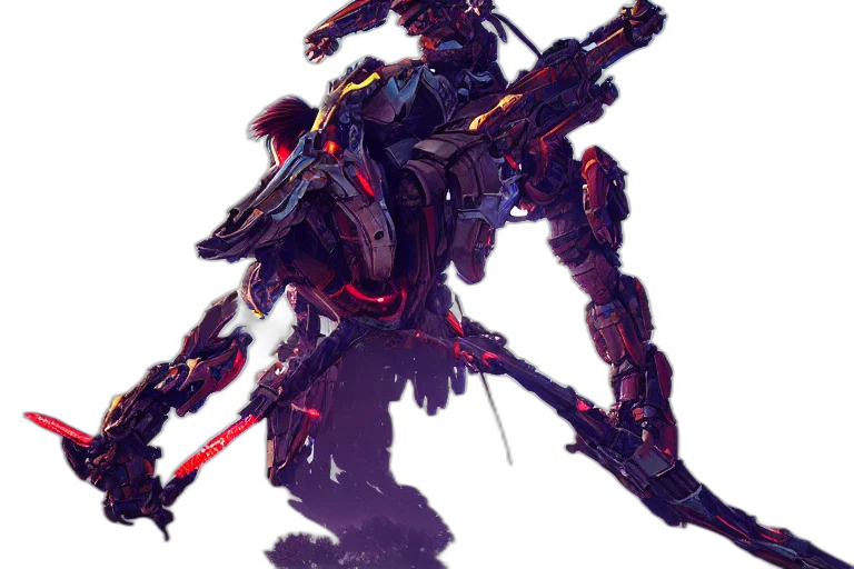 robot, weapon, dragon, sword transparent PNG cut-out