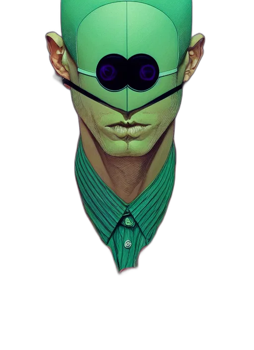 mask, face, robot, staff transparent PNG cut-out