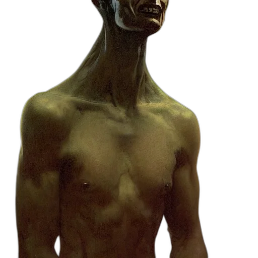 face, creature, mask, robot transparent PNG cut-out