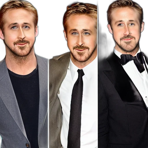 photorealistic, ryan, gosling, sandwich transparent PNG cut-out