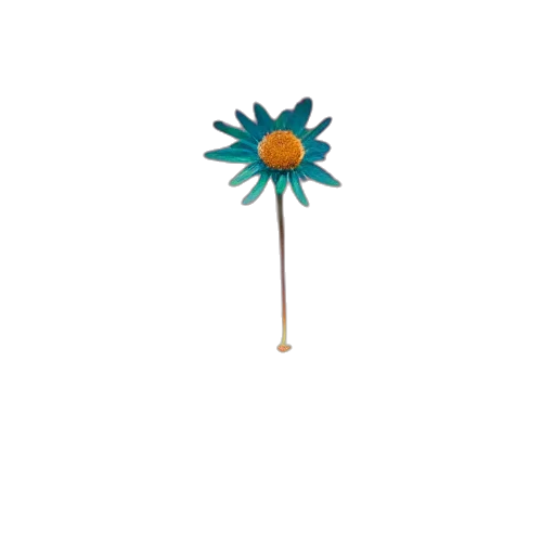 flower, staff, umbrella, jewelry, 3d render, pixel art, concept art, colorful transparent PNG cut-out