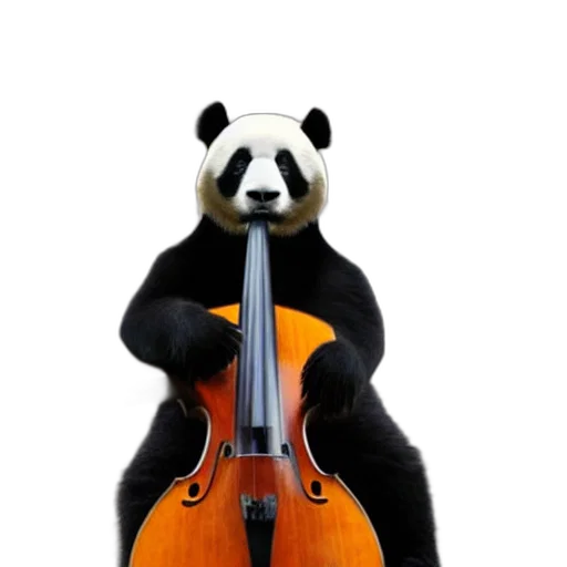 animal, staff, photorealistic, 3d render, concept art, fantasy art, giant, panda transparent PNG cut-out