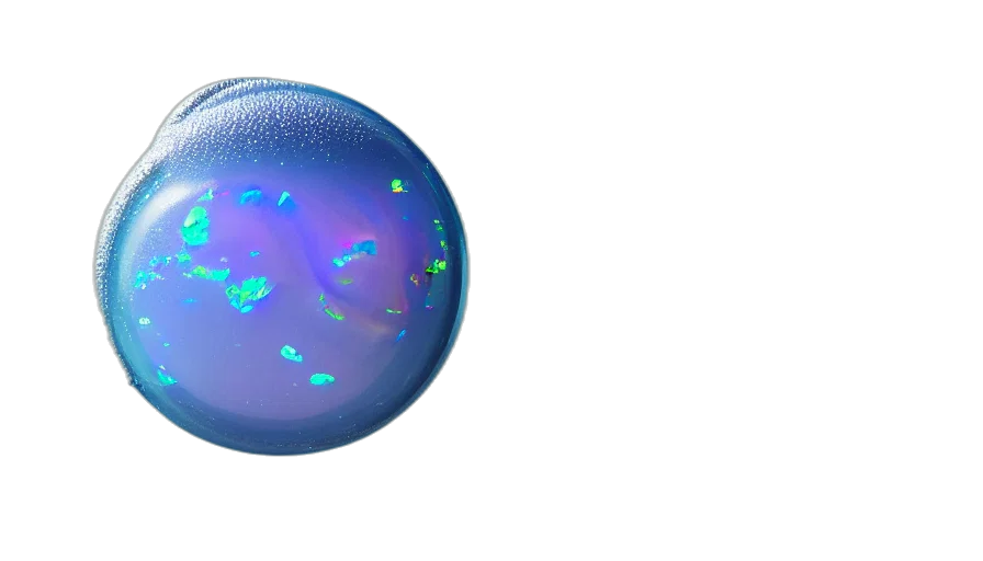 3d render, concept art, outer space, ocean, bubbles, opal, artstation, deviantart transparent PNG cut-out