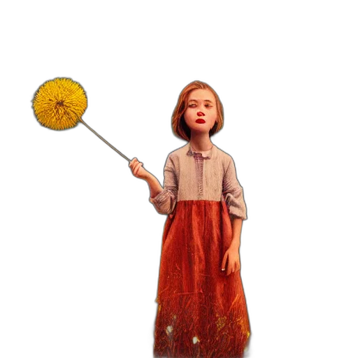 staff, umbrella, dress, weapon transparent PNG cut-out