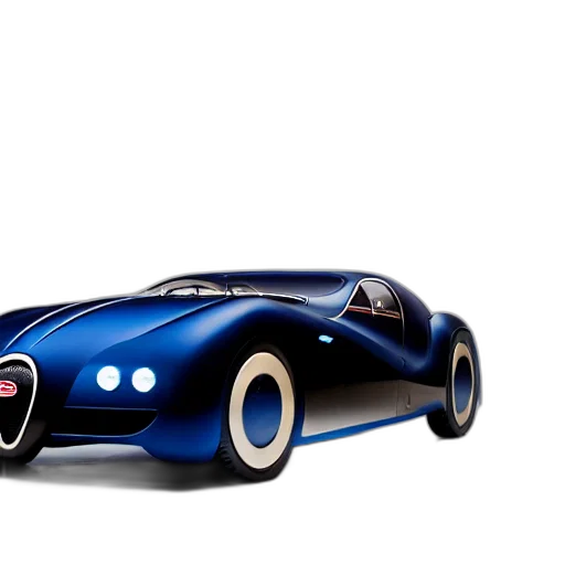 car, 3d render, photorealistic, concept art, futuristic, bugatti, type, atlantic transparent PNG cut-out