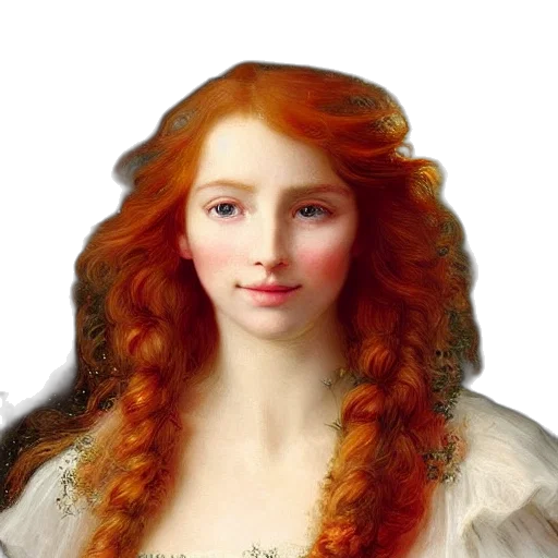 face, hair, crown, dress transparent PNG cut-out