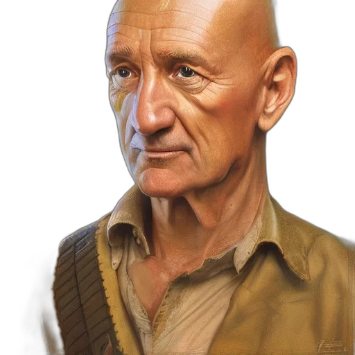 face, jacket, staff, animal transparent PNG cut-out