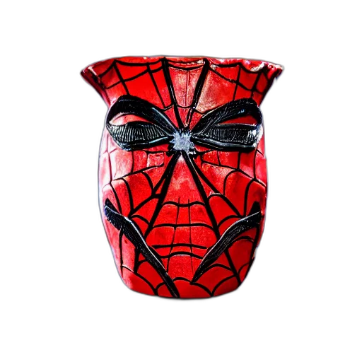 mask, face, comic book art, 3d render transparent PNG cut-out