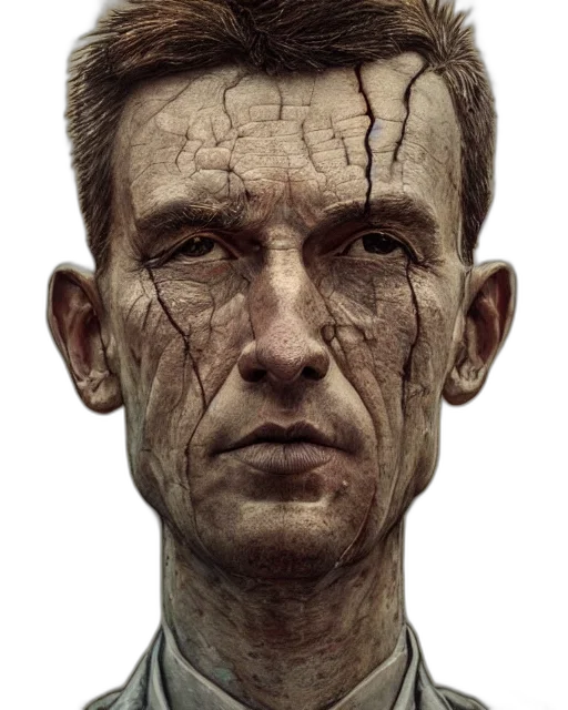 face, mask, robot, creature transparent PNG cut-out