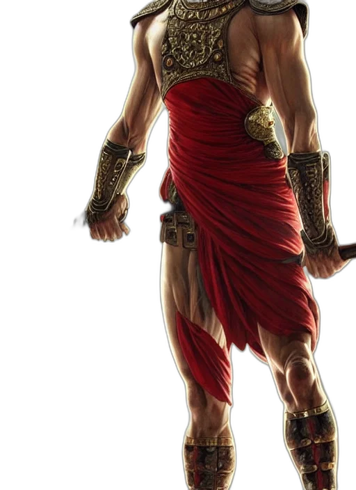 dress, sword, weapon, concept art, 3d render, fantasy art, comic book art, red transparent PNG cut-out