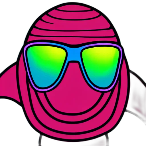 mask, face, robot, jacket, cartoon, vaporwave, concept art, 3d render transparent PNG cut-out