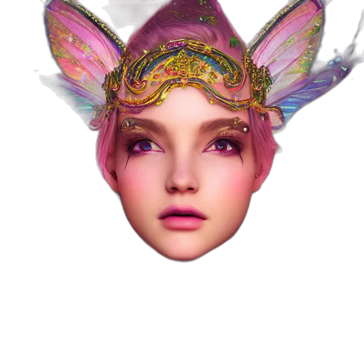mask, crown, hat, face transparent PNG cut-out